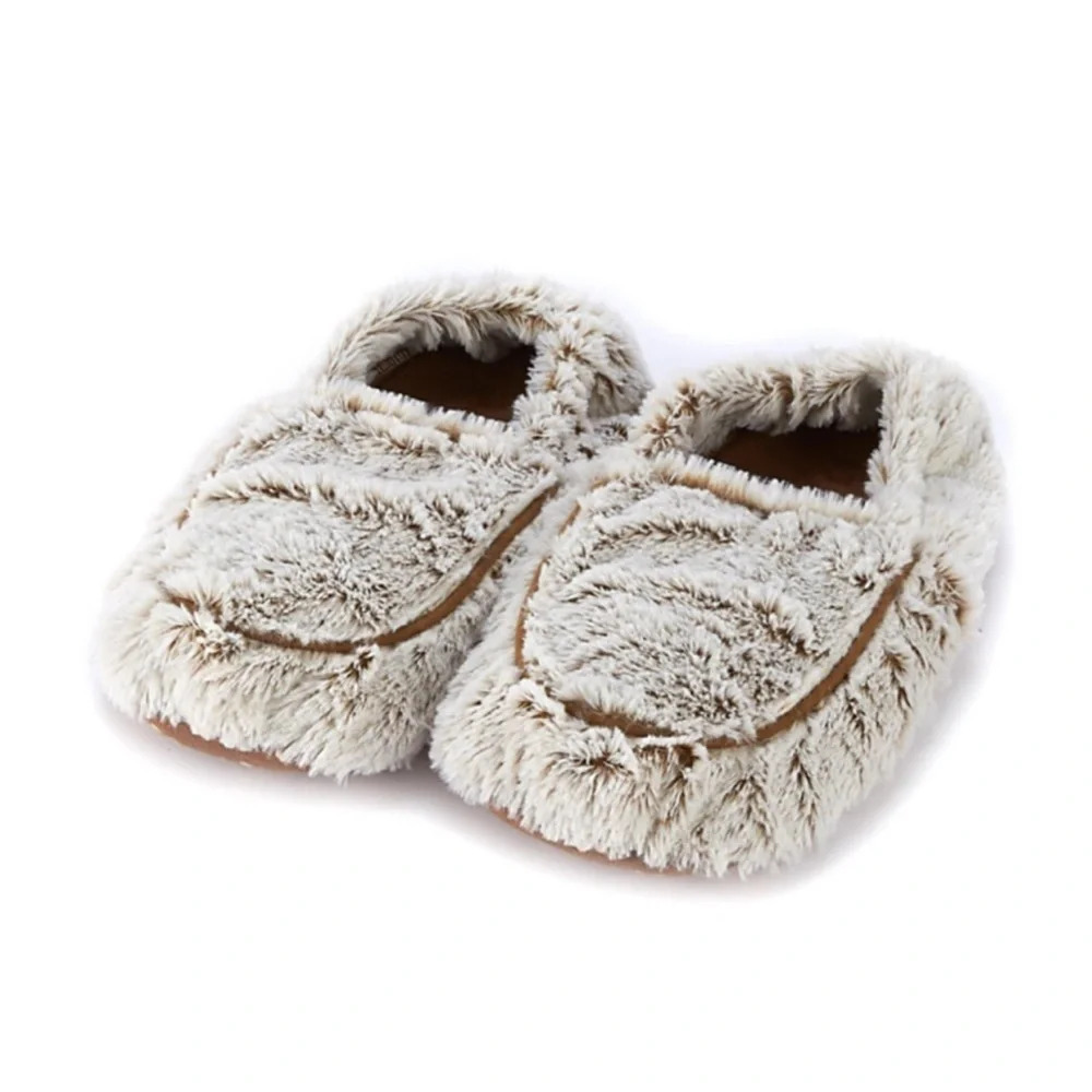 NWT Warmies Microwavable Soothing Scented Faux Fur Slippers